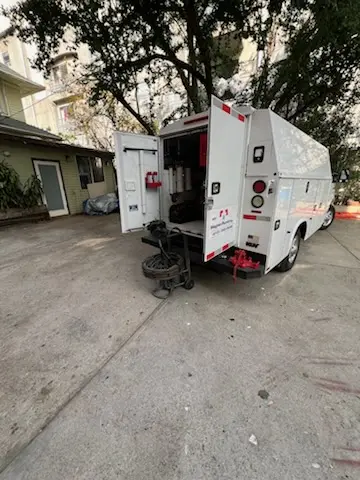 Magnet Plumbing service vehicle on-site for Faucet Repair in Pacific